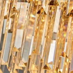Dette år Luksus Postmoderne Guld Rund K9 Crystal Pendant Lysekrone Exhibition Hall