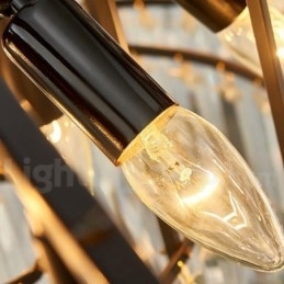 Dette år Luksus Postmoderne Guld Rund K9 Crystal Pendant Lysekrone Exhibition Hall
