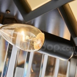Luksus Moderne Guld Plus Sort Rund K9 Crystal Pendant Lysekrone Exhibition Hall