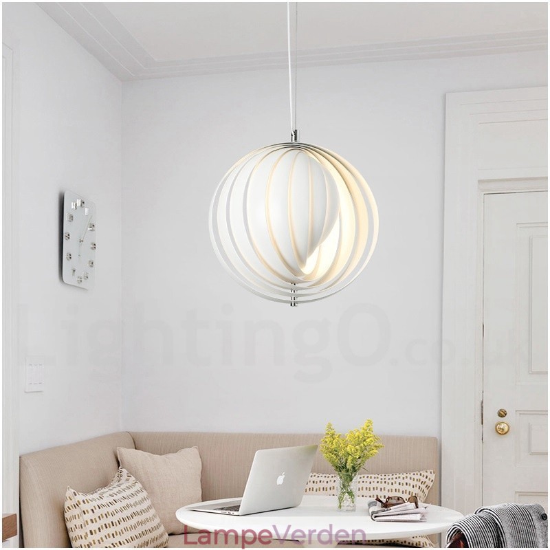 Globe White Rotate Postmodern DIY Pendel Light