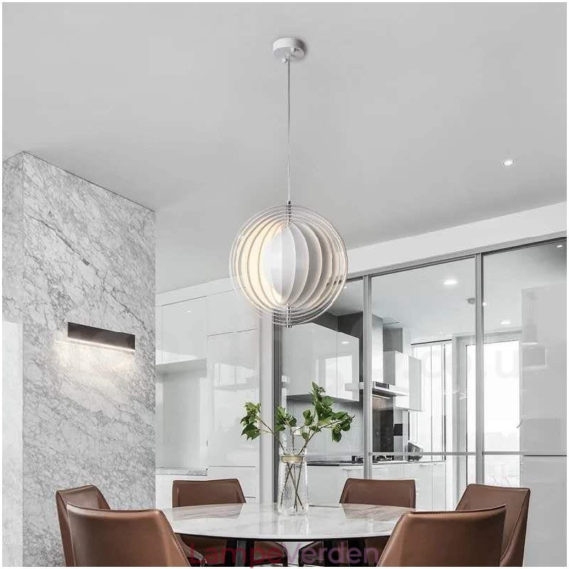Globe White Rotate Postmodern DIY Pendel Light