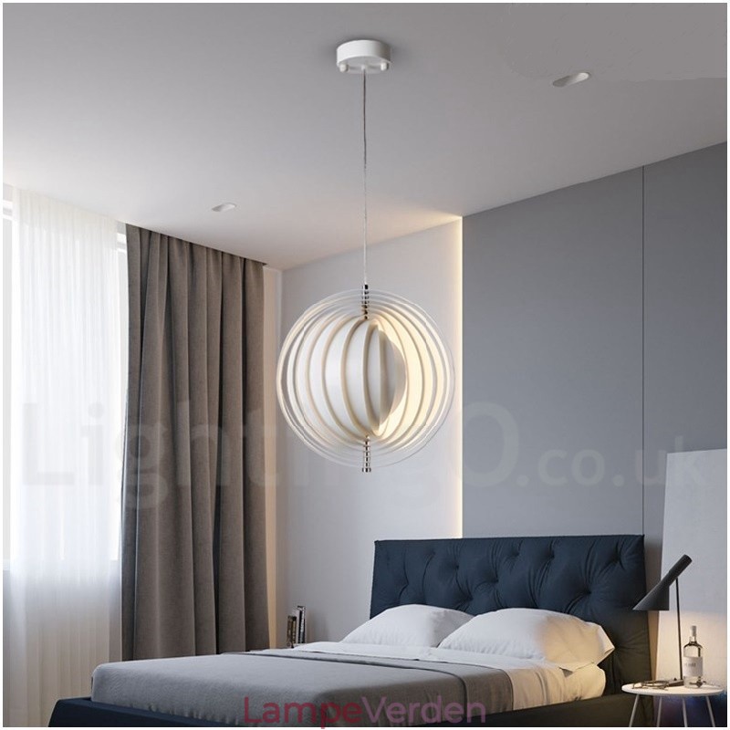 Globe White Rotate Postmodern DIY Pendel Light