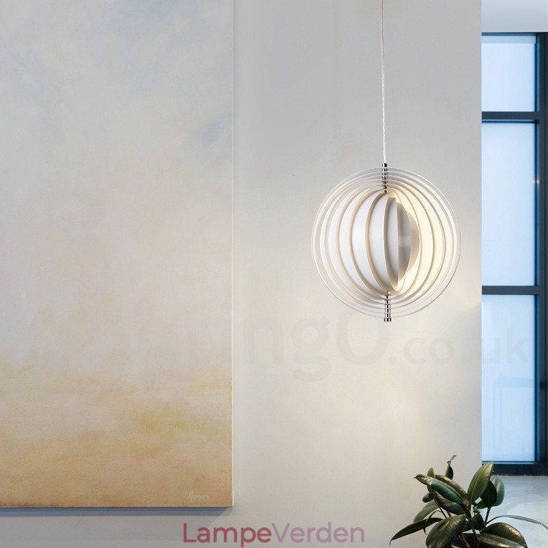 Globe White Rotate Postmodern DIY Pendel Light