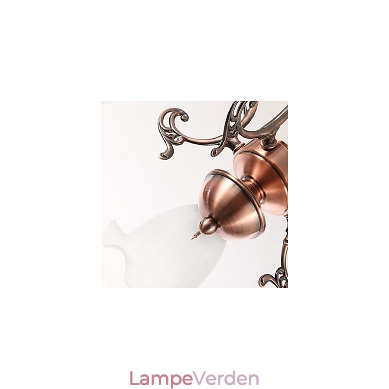 Moderne moderne traditionel klassisk retro galvaniseret metal Flush Mount
