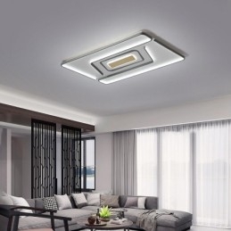 Rektangel Moderne Moderne Flush Mount Light