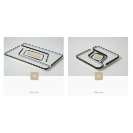 Rektangel Moderne Moderne Flush Mount Light