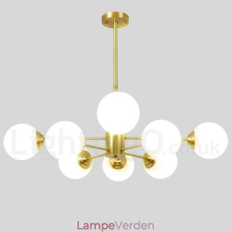 8 lys (4+4 lys) to etagers ren messing Nordeuropa bønnelysekrone moderne metalmolekyler pendellampe 8 lys (4+4 lys) to etagers ren messing Nordeuropa bønnelysekrone moderne metalmolekyler pendellampe
