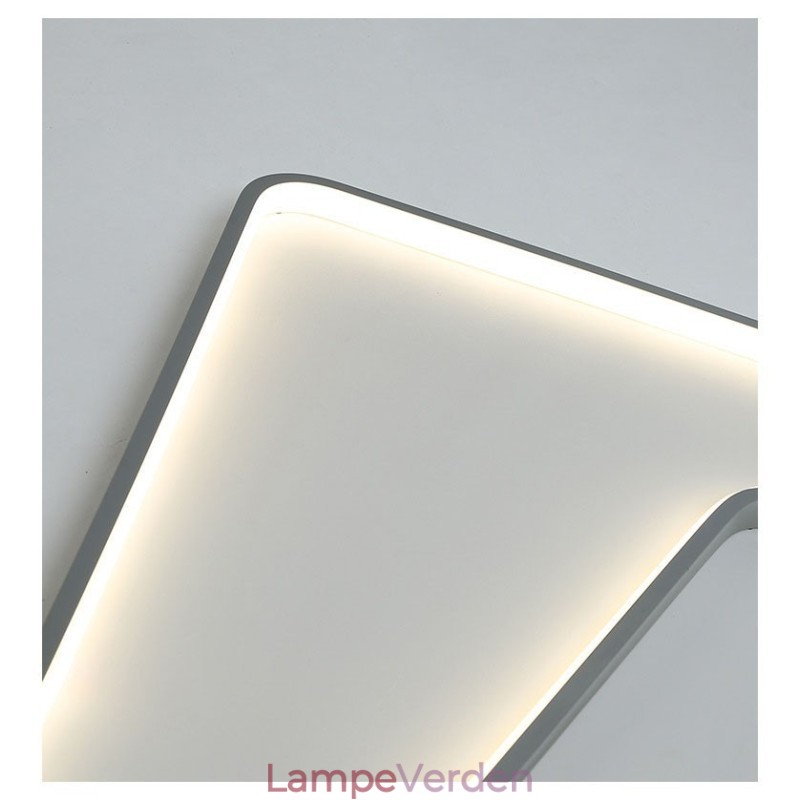 Firkantet moderne moderne Flush Mount Light