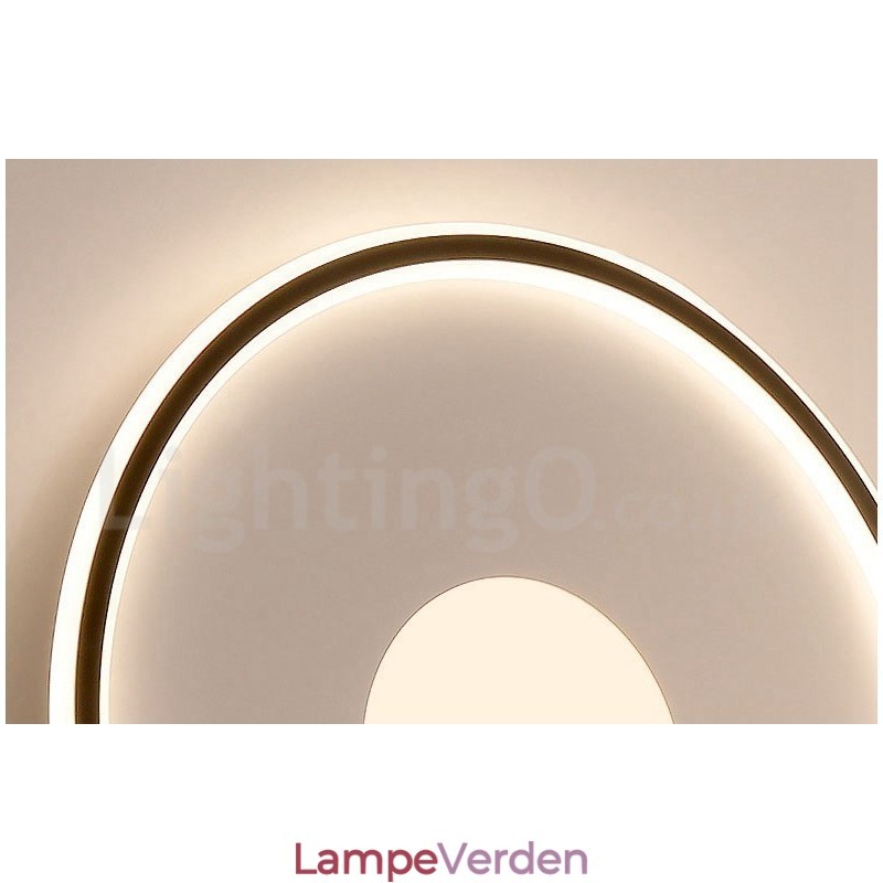 Ultratynde dæmpbare moderne moderne nordisk stil indmurede loftslamper med fjernbetjening kan også bruges som væglampe