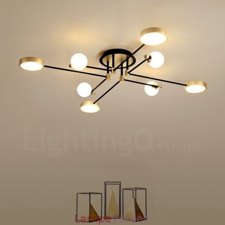 Guld sort loft moderne metal lysekrone Guld sort loft moderne metal lysekrone
