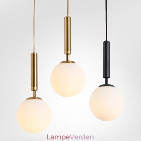 Moderne moderne pendel med glasskærm Moderne moderne pendel med glasskærm