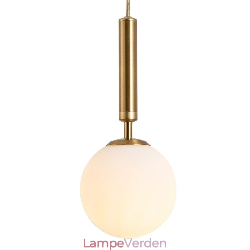 Moderne moderne pendel med glasskærm