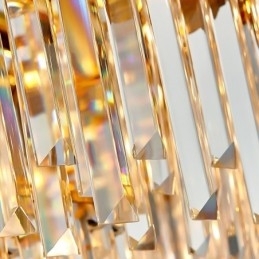 Luksus Postmoderne Sort og Guld Rund K9 Crystal Pendant Lysekrone Exhibition Hall