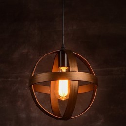 Retro jernlampe Moderne, minimalistisk industriel lysekrone