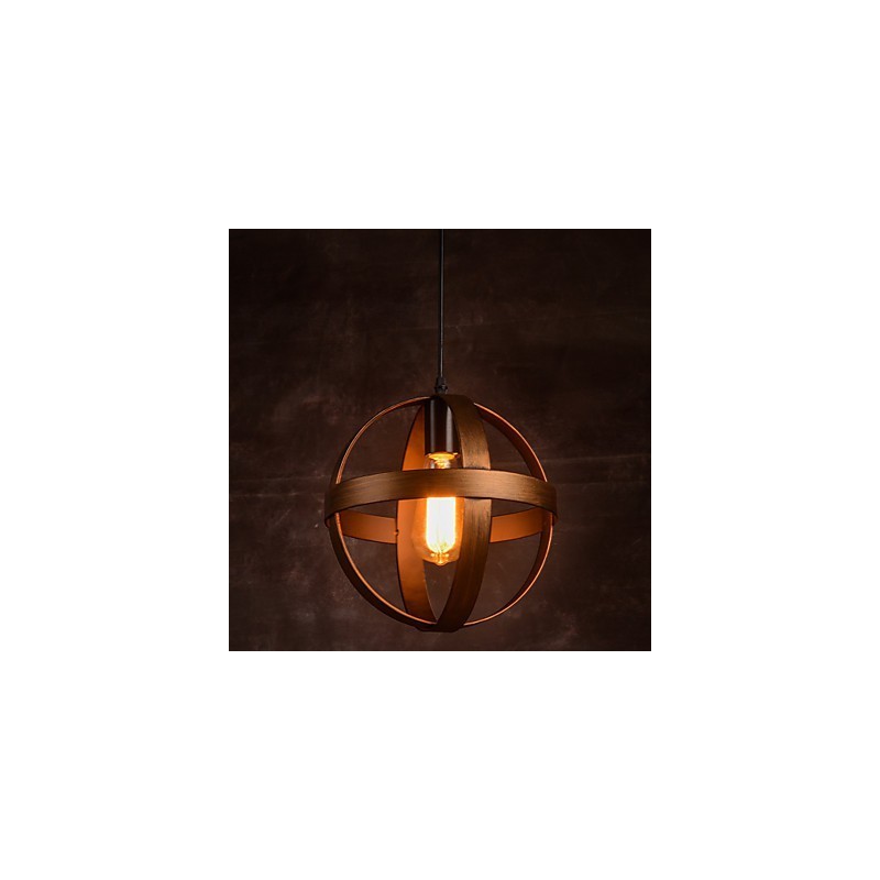 Retro jernlampe Moderne, minimalistisk industriel lysekrone