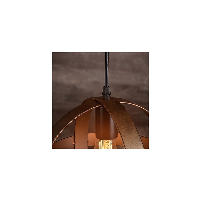 Retro jernlampe Moderne, minimalistisk industriel lysekrone