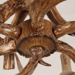 9 Lys 4 Etagers Rustik Kunstnerisk Retro Antler Antik Lysekrone