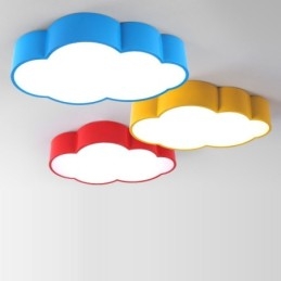 Macaron Multi colour Cloud Modern Nordic Style Flush Mount Loftslamper med akrylskærm