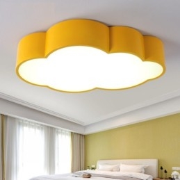 Macaron Multi colour Cloud Modern Nordic Style Flush Mount Loftslamper med akrylskærm