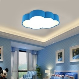 Macaron Multi colour Cloud Modern Nordic Style Flush Mount Loftslamper med akrylskærm
