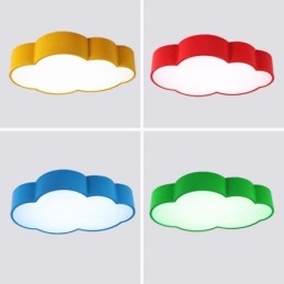 Macaron Multi colour Cloud Modern Nordic Style Flush Mount Loftslamper med akrylskærm