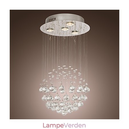 Lysekrone luksus moderne krystal 4 lys Lysekrone luksus moderne krystal 4 lys