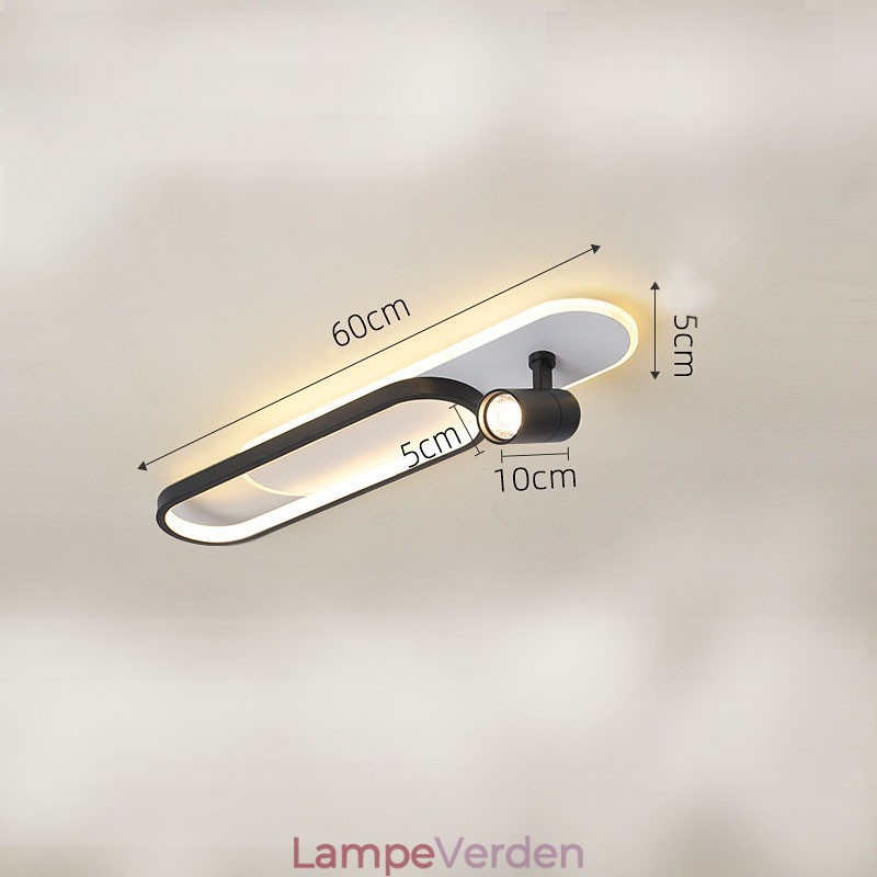 Nordic Long Strip Ceiling Bright Downlight