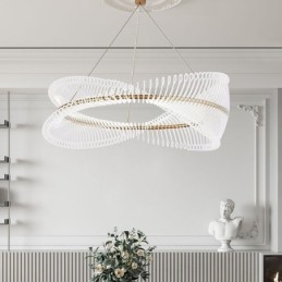 Postmoderne Strip Circle Pendel Light