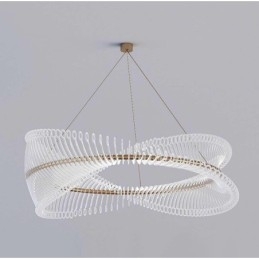 Postmoderne Strip Circle Pendel Light