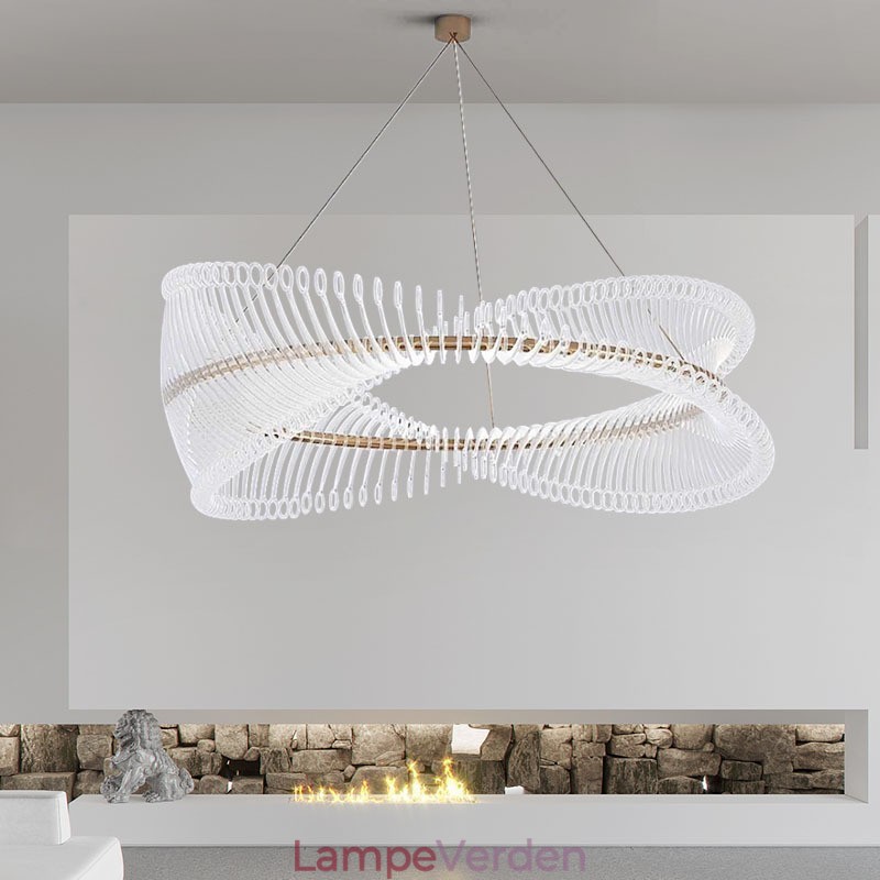 Postmoderne Strip Circle Pendel Light