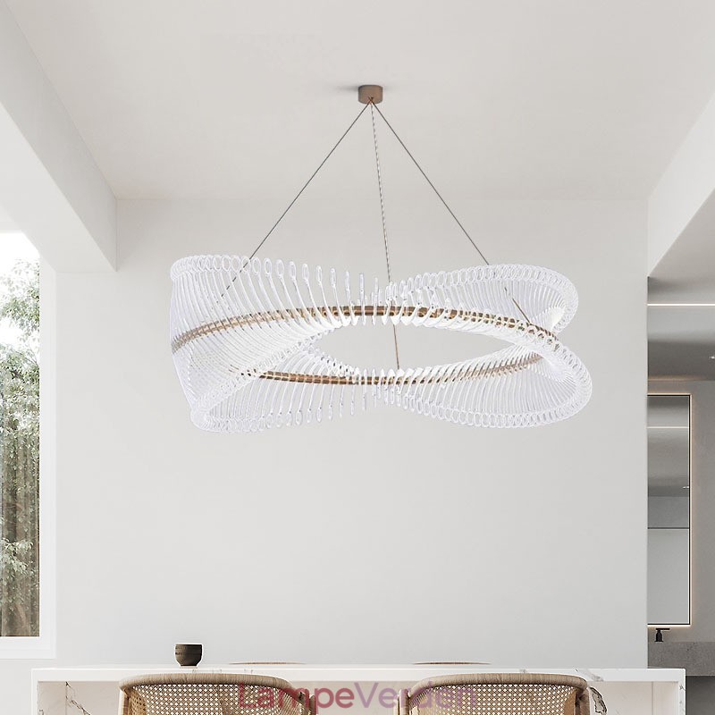 Postmoderne Strip Circle Pendel Light
