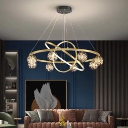Nordic Modern Gold Circle Pendel
