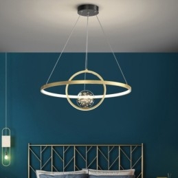 Nordic Modern Gold Circle Pendel