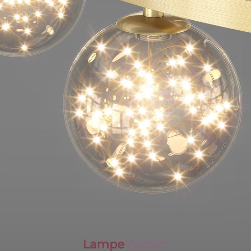 Nordic Modern Gold Circle Pendel