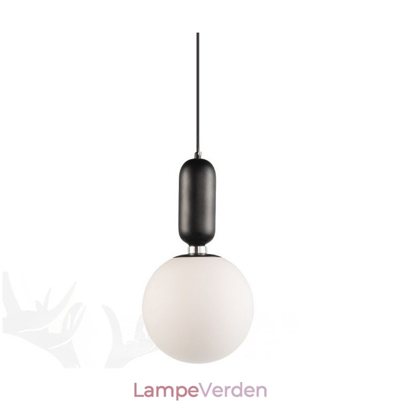 Moderne moderne pendel med glasskærm