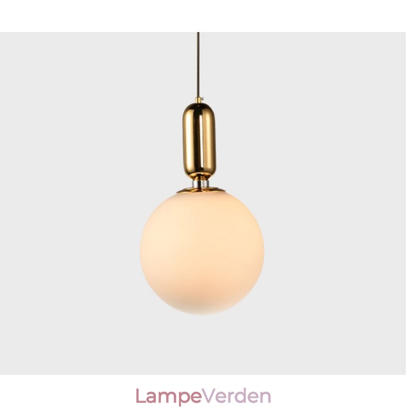 Moderne moderne pendel med glasskærm
