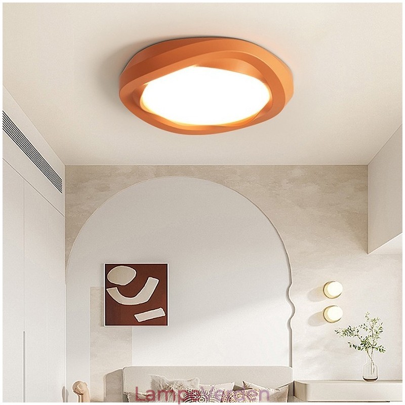 Dæmpbar fuld spektrum øjenbeskyttelse i flere farver Moderne planmonteret loftslampe indendørs belysningsarmaturer