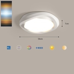 Dæmpbar fuld spektrum øjenbeskyttelse i flere farver Moderne planmonteret loftslampe indendørs belysningsarmaturer