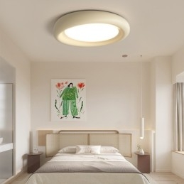 Dæmpbar rund fuld spektrum øjenbeskyttelse i flere farver Moderne flush-mount loftslampe indendørs belysningsarmaturer