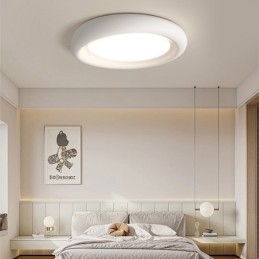 Dæmpbar rund fuld spektrum øjenbeskyttelse i flere farver Moderne flush-mount loftslampe indendørs belysningsarmaturer
