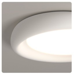 Dæmpbar rund fuld spektrum øjenbeskyttelse i flere farver Moderne flush-mount loftslampe indendørs belysningsarmaturer
