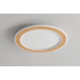 Rundt træ Moderne flush-mount loftslampe indendørs lysarmatur