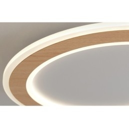 Rundt træ Moderne flush-mount loftslampe indendørs lysarmatur