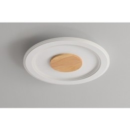 Rundt træ Moderne flush-mount loftslampe indendørs lysarmatur