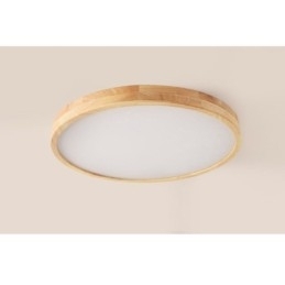 Rundt træ Moderne flush-mount loftslampe indendørs lysarmatur