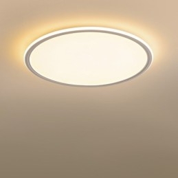 Nordisk 3,5 cm tykkelse rund fuldspektrum øjenbeskyttelse Indendørs dæmpbar loftslampe