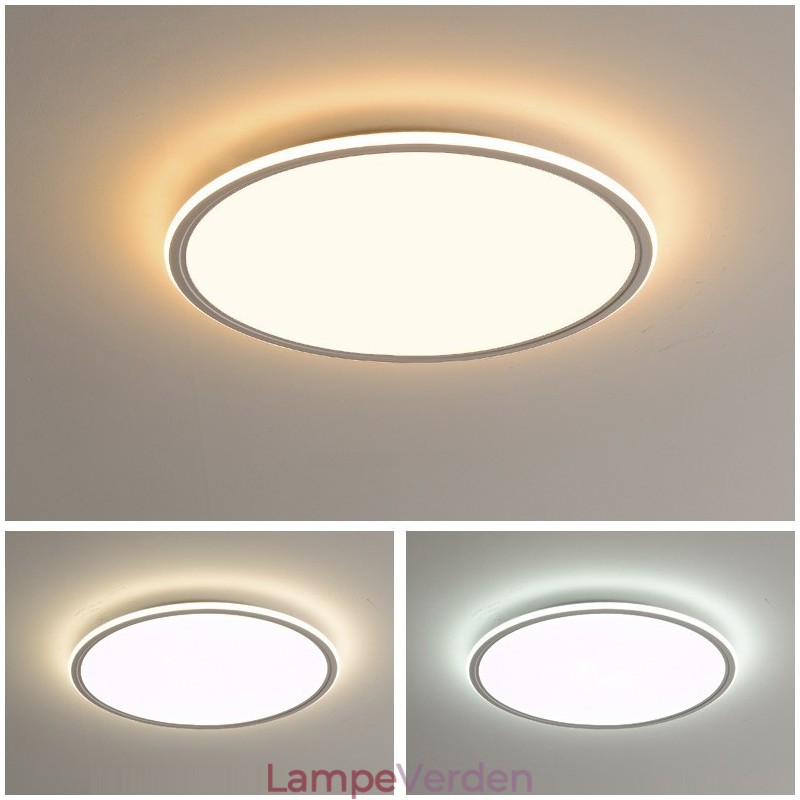 Nordisk 3,5 cm tykkelse rund fuldspektrum øjenbeskyttelse Indendørs dæmpbar loftslampe