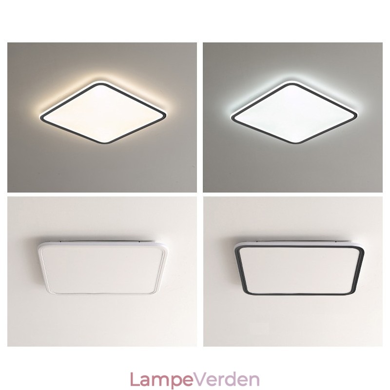 Moderne dæmpbar firkantet indbygningsloftslampe indendørs lysarmatur