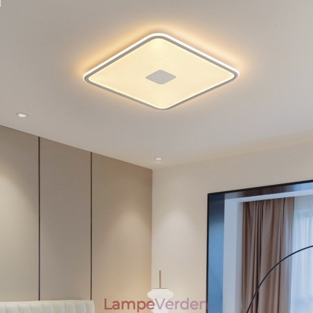 Moderne dæmpbar firkantet flush-mount loftlampe fuld spektrum øjenbeskyttelse Moderne dæmpbar firkantet flush-mount loftlampe fuld spektrum øjenbeskyttelse