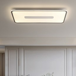 Moderne stor størrelse dæmpbart rektangel Flush Mount Loftslys Fuldspektrum øjenbeskyttelse